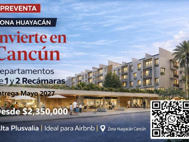 Departamento en venta en Quintana Roo, Yucatán