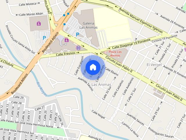 Departamento en renta en Cañada Morelos, Puebla