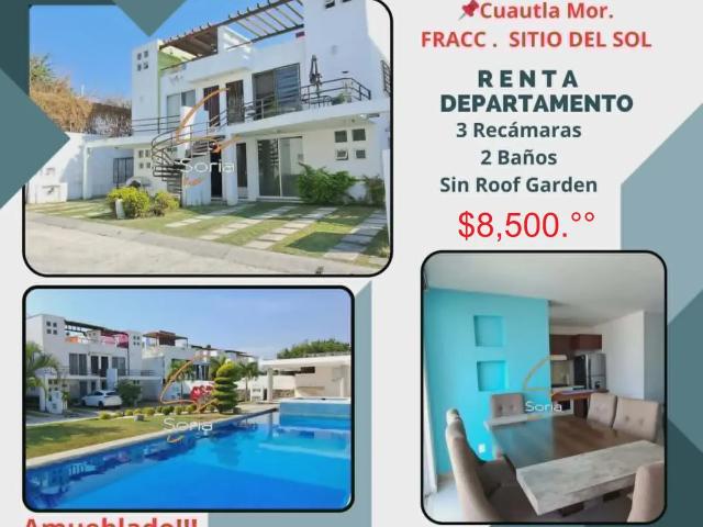 Departamento en renta en Morelos