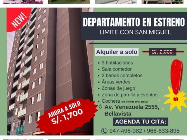 Departamento alquiler en Bellavista, Callao