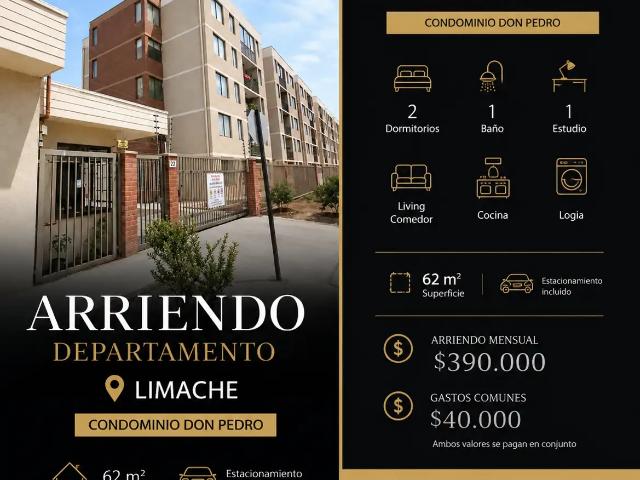 Departamento en arriendo en Limache, Valparaíso