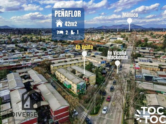 Departamento en venta en Peñaflor, Metropolitana