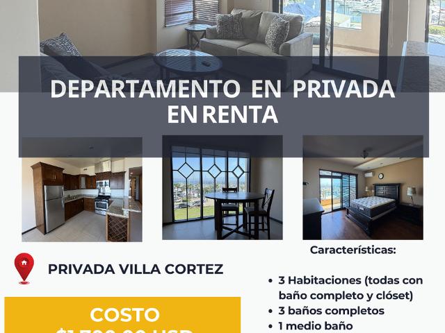 Departamento en renta en Ensenada, Baja California