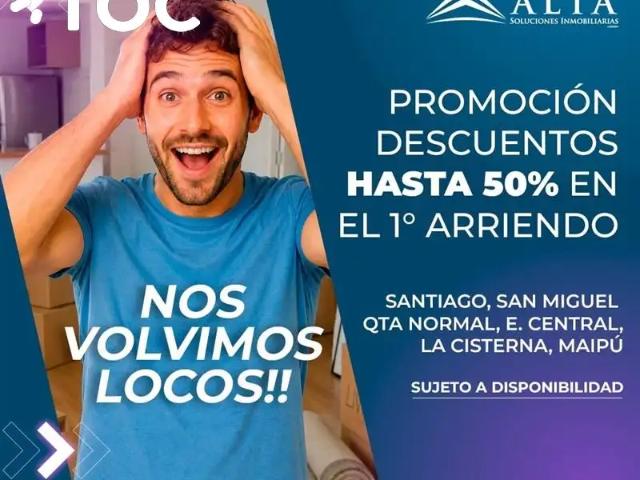 Departamento en arriendo en Quinta Normal, Metropolitana