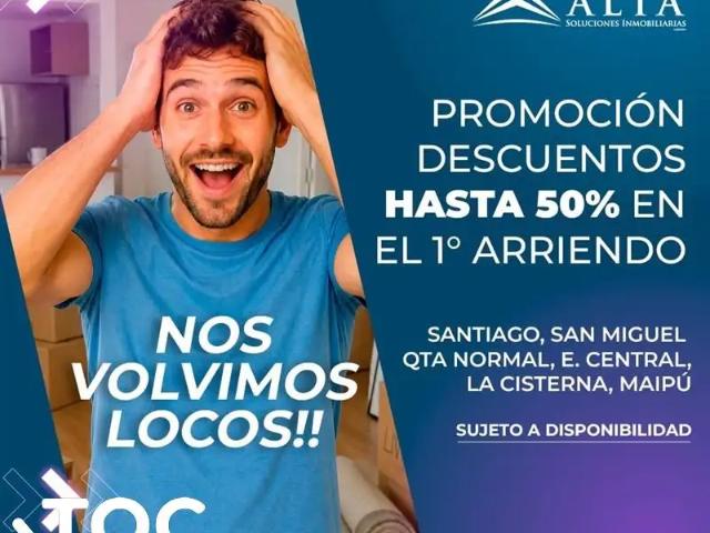 Departamento en arriendo en Quinta Normal, Metropolitana