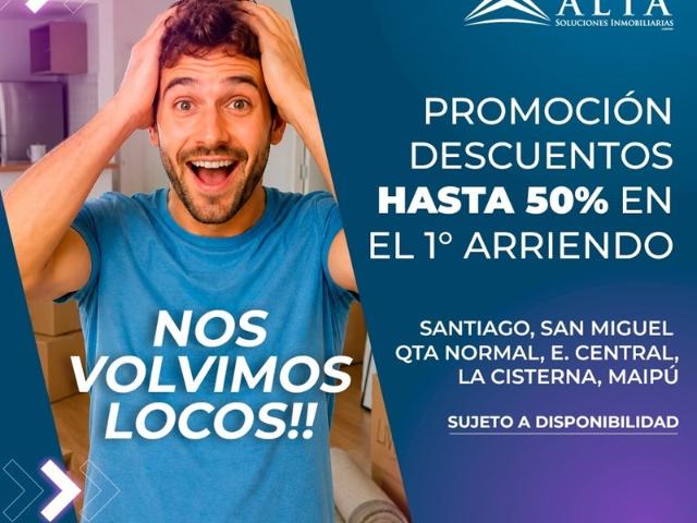 Departamento en arriendo en Quinta Normal, Metropolitana