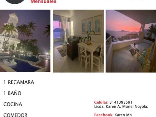 Departamento en renta en Manzanillo, Colima