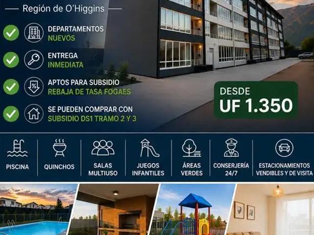 Departamento en venta en San Fernando, Libertador General Bernardo O'higgins