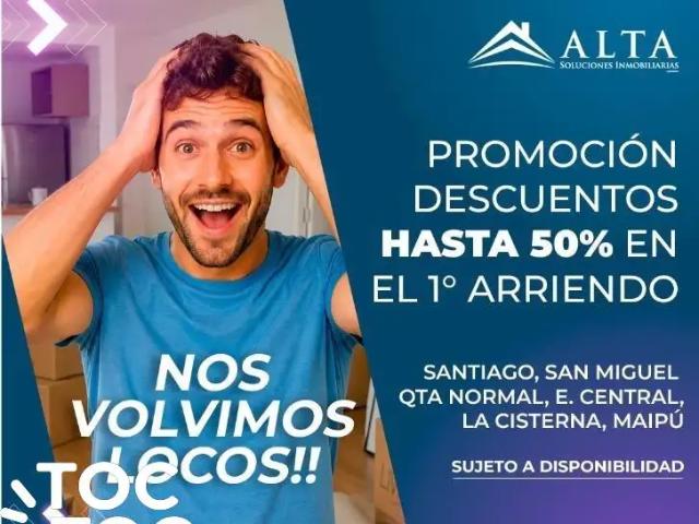 Departamento en arriendo en San Miguel, Metropolitana