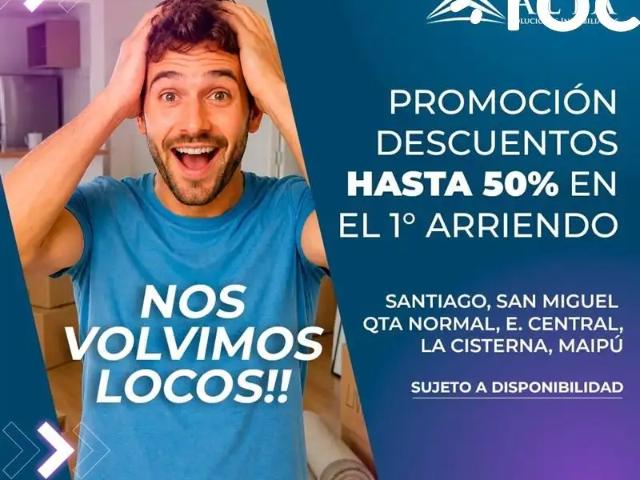 Departamento en arriendo en San Miguel, Metropolitana