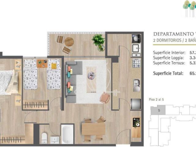 Departamento en San Vicente