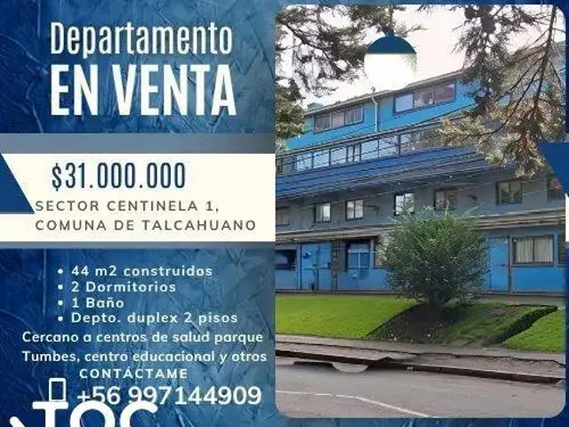 Departamento en venta en Centinela, Talcahuano