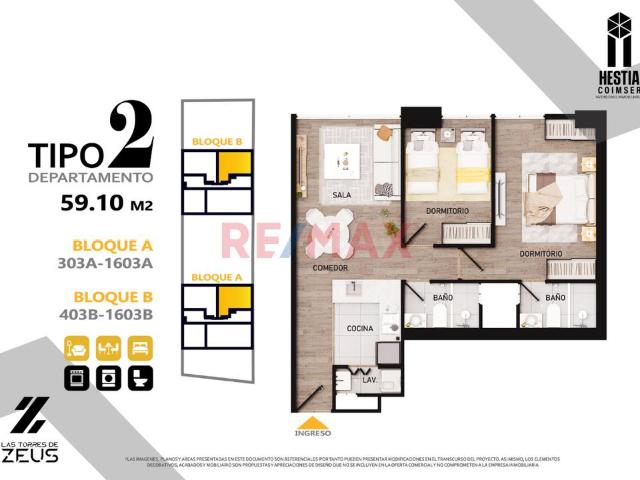 Departamento venta en Cerro Colorado, Arequipa