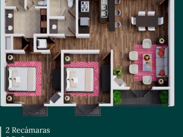 Departamento en venta en el centro de Tequisquiapan 1349