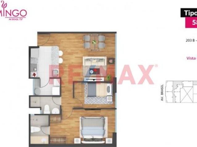 Departamento venta en Breña, Lima Metropolitana