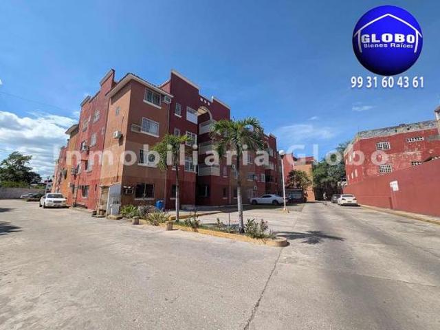 Departamento en venta, Santa Karla II, Tamulté, segundo piso, 2 recámaras, estacionamiento, 66 m2