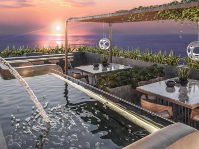 Departamento vista al mar con rooftop en venta, San Benito, Merida