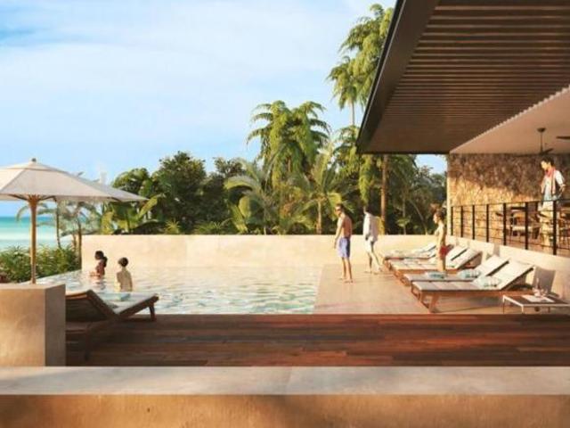 Departamento vista al mar con rooftop en venta, San Benito, Merida