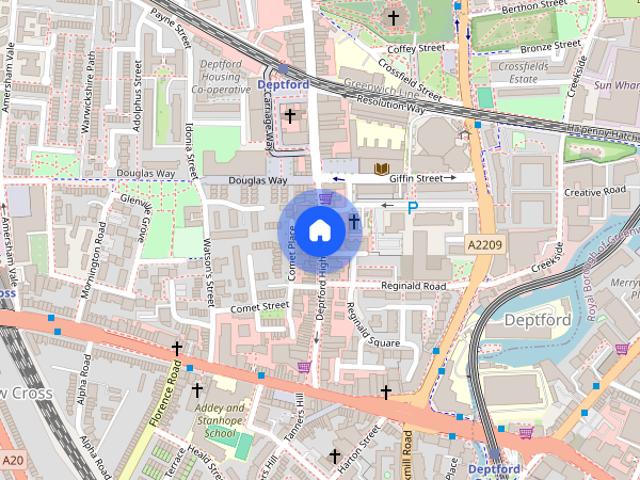 Apartment for rent in London Borough of Lewisham, Deptford