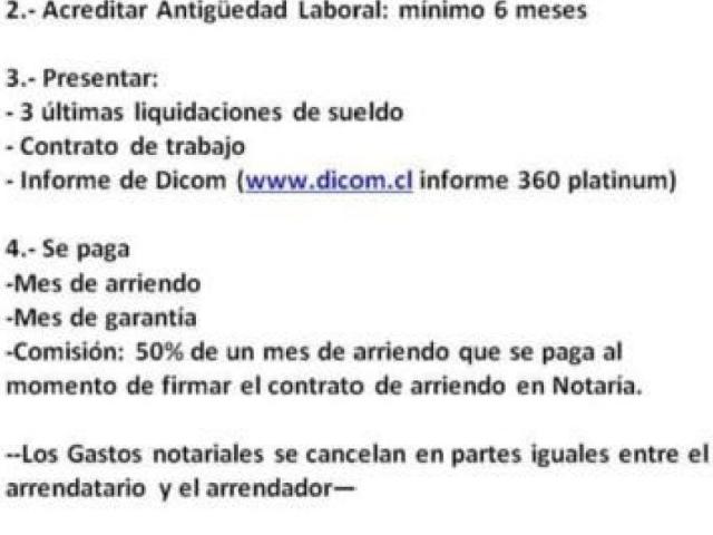 Departamento en arriendo en Arica