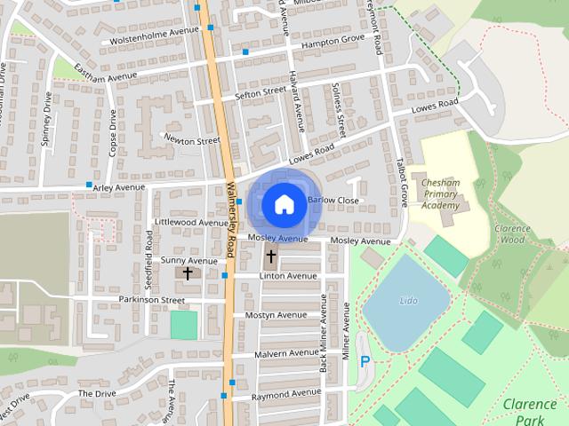 Apartment for rent in Chesham, Bury
