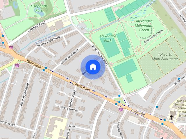 House for rent in Royal Borough of Kingston upon Thames, Greater London