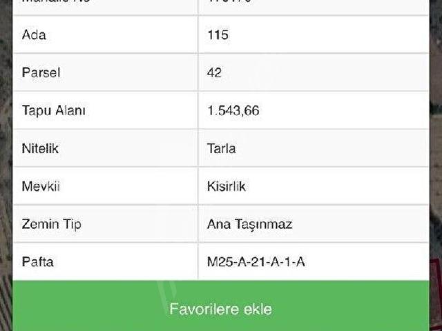 Deregümü, Isparta Merkez içerisinde satılık Arsa