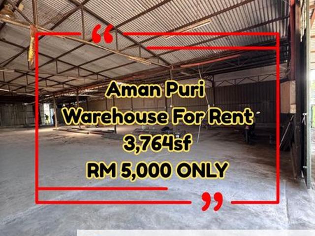 Warehouse for rent in Selayang, Selangor