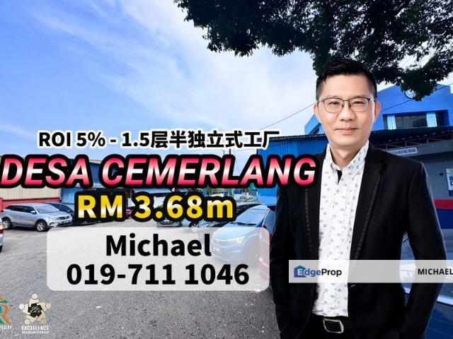 Warehouse for sale in Ulu Tiram, Johor