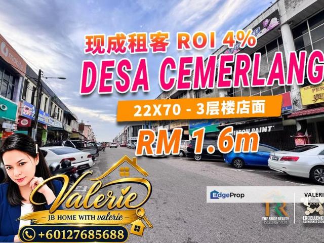 Shop for sale in Ulu Tiram, Johor