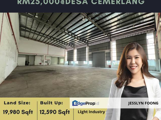 Warehouse for rent in Ulu Tiram, Johor