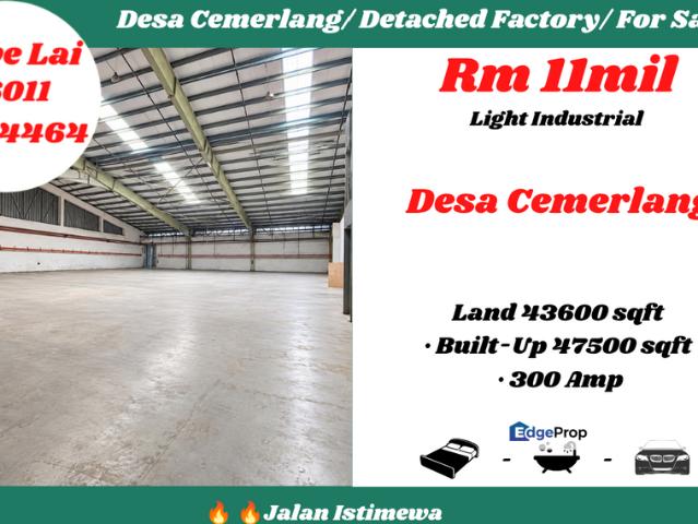 Warehouse for sale in Ulu Tiram, Johor