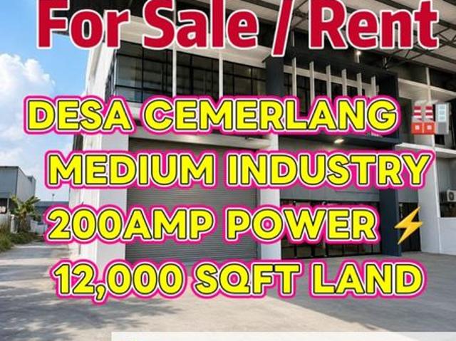Warehouse for rent in Ulu Tiram, Johor