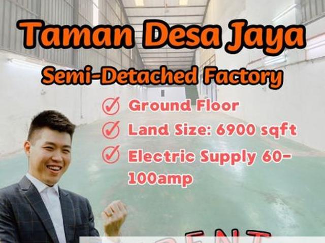 Warehouse for rent in Ulu Tiram, Johor