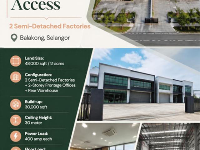 Warehouse for sale in Batu 14 Hulu Langat, Majlis Perbandaran Kajang
