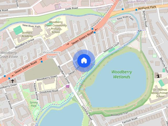 Apartment for rent in Woodberry Down, Stamford Hill
