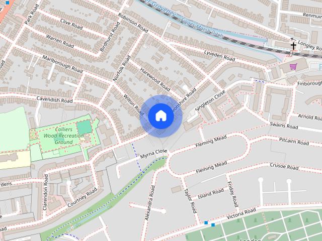 Apartment for rent in London Borough of Merton, Collier's Wood