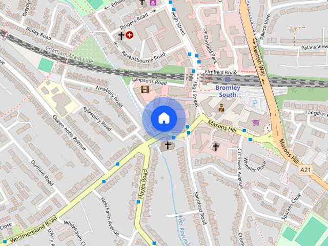 Apartment for rent in Widmore, Greater London