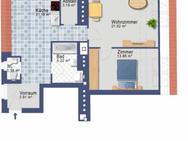 Dachgeschosswohnung kaufen in KG Oberlaa Stadt, Wien