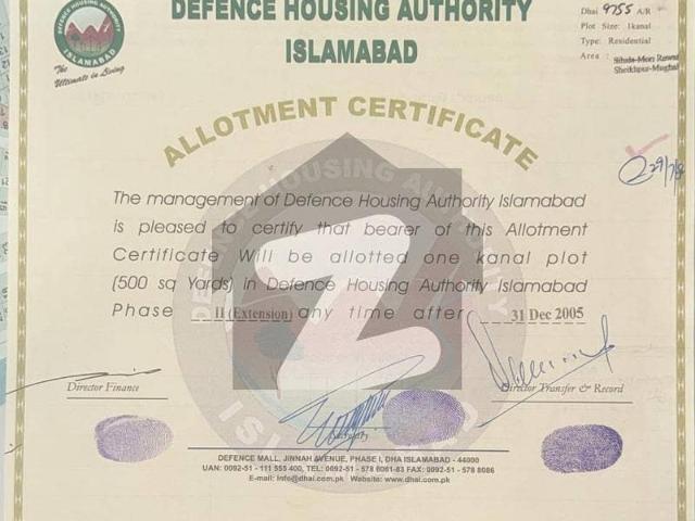 Property for sale in Islamabad