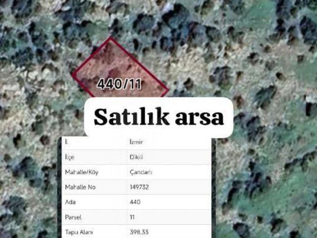 Çandarlı Mahallesi, Dikili içerisinde satılık Arsa