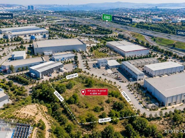 Muallim Mahallesi, Gebze içerisinde satılık Depo