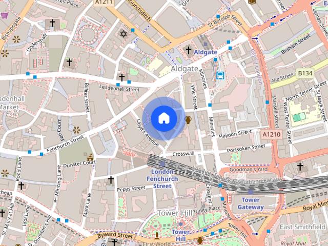 Studio for rent in Aldgate, Greater London