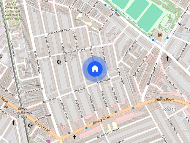 House for rent in Plasnewydd, Falcon Lodge