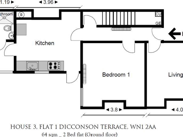 Apartment for rent in Longshoot, Wigan
