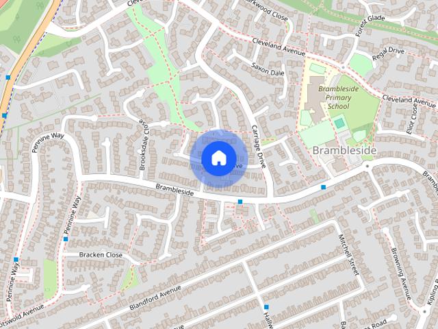House for rent in Brambleside, Kettering