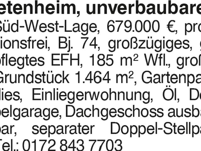 Haus kaufen in Dietenheim, Baden-Württemberg