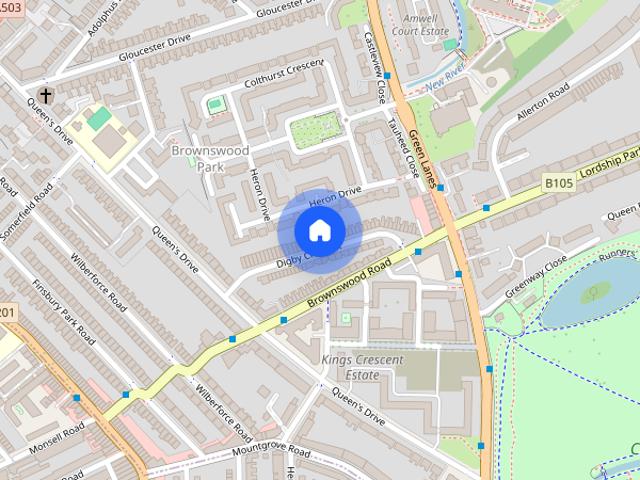 Apartment for rent in Brownswood Park, Stoke Newington