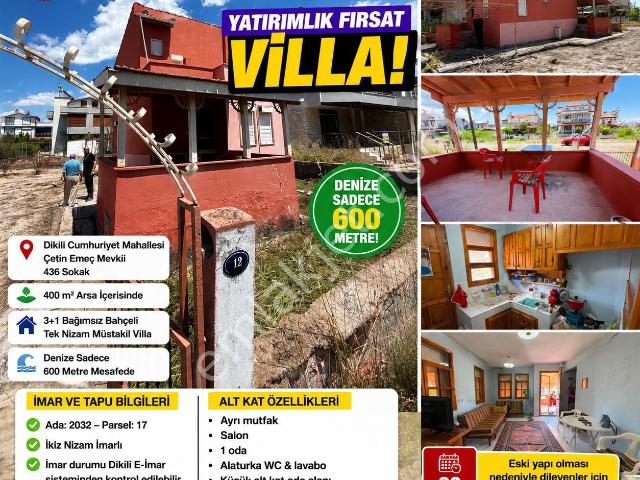 Dikili, İzmir içerisinde satılık Villa