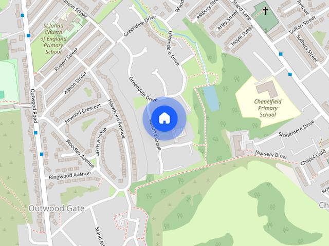 Apartment for rent in Outwood Gate, Bury